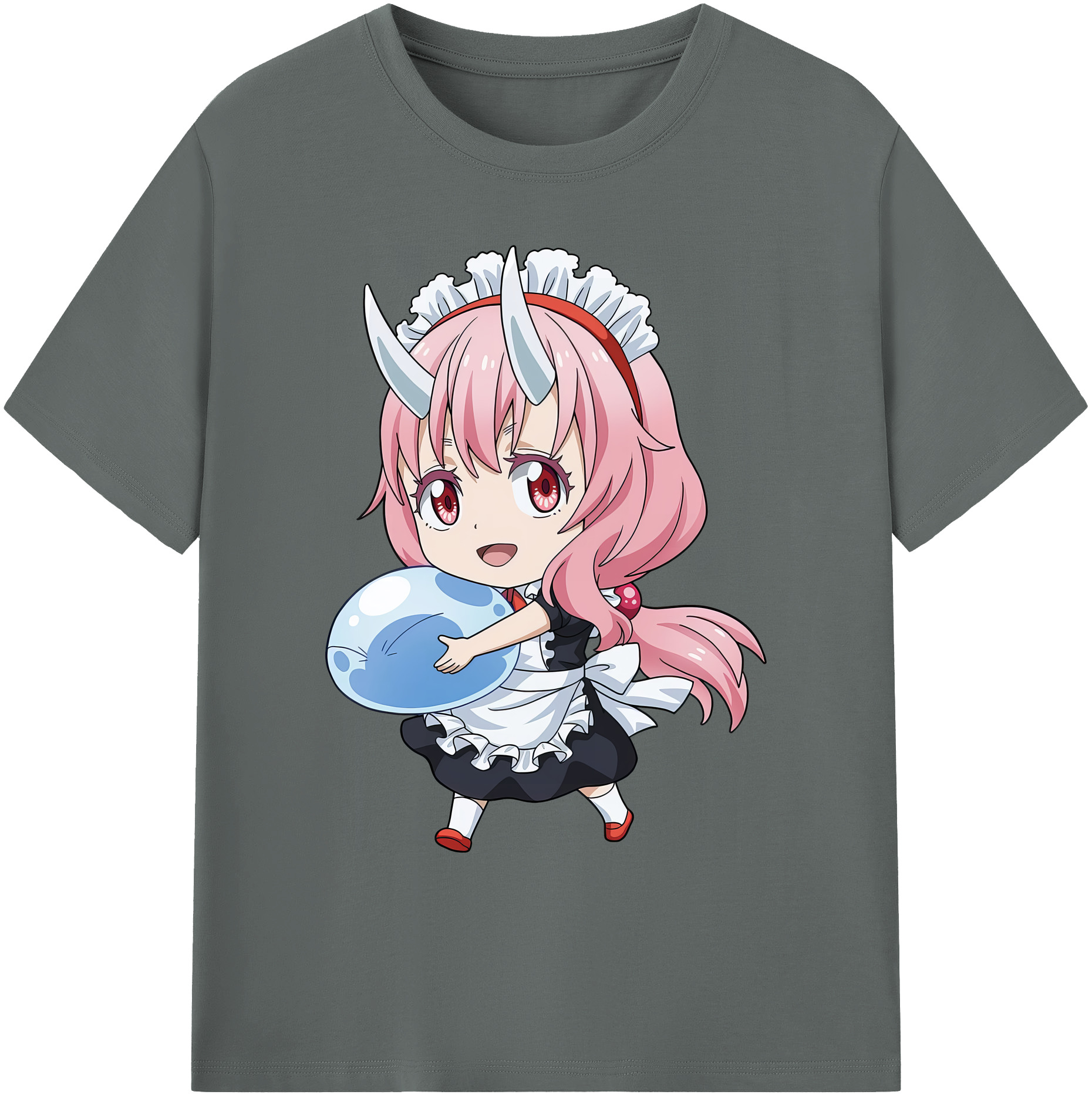 （画像用） 転スラ Regarding Reincarnated to Slime 綿100％ メンズ半袖Tシャツ｜肌触りやわらか＆通気性